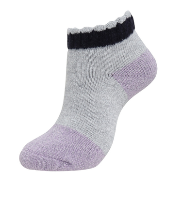 ルームソックス ゆる暖 厚手パイル スニーカー丈 3245-895PL