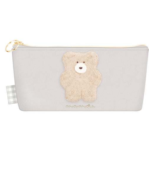 モコモカ ペンポーチ ミルクティー QL 63023