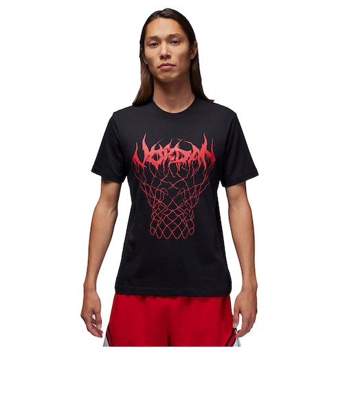 Tシャツ バスケットボールウェア ジョーダン ドライフィット スポーツ グラフィック ブラック FN5975-011