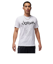 Tシャツ バスケットボールウェア ジョーダン ドライフィット スポーツ グラフィック ホワイト FN5975-100
