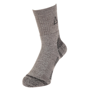 ソックス 靴下 アクリルウール 中厚 ロークルー丈 RE2SKU570035MGRY ミディアムグレー