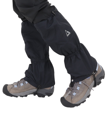 WPロングスパッツ ゲイター RE23FHY5700017 BLK ブラック 軽量 透湿防水 登山用 雪国