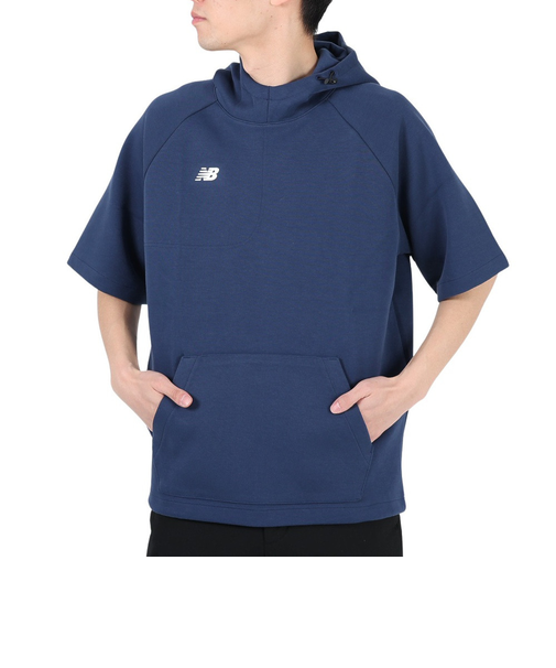 ニューバランス(new balance)野球ウェア BP フリースフーディ ショートスリーブトップ MT41708NNY