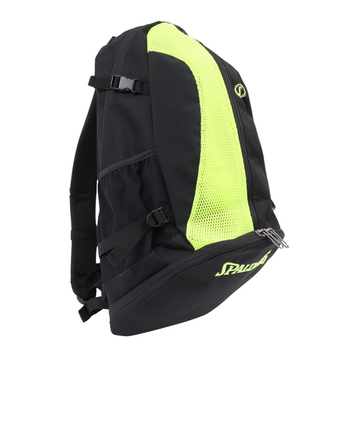 スポルディング（SPALDING）バッグ リュックサック ケイジャー ブリーズ ブラック×ライムグリーン 40-017LG