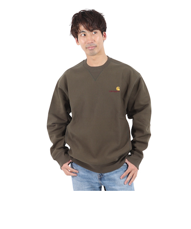 カーハート（CARHARTT）アメリカンスクリプトスウェットシャツ I0254751NQXX23FW