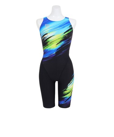 アリーナ（ARENA）競泳水着 レディース 水泳 アクアレーシングワンピーススパッツ WA承認モデル ARN-4060W BKBU