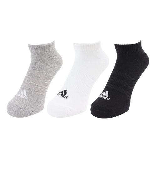 アディダス（adidas）クッション ローカット ソックス 3足組 EBB61-IC1333