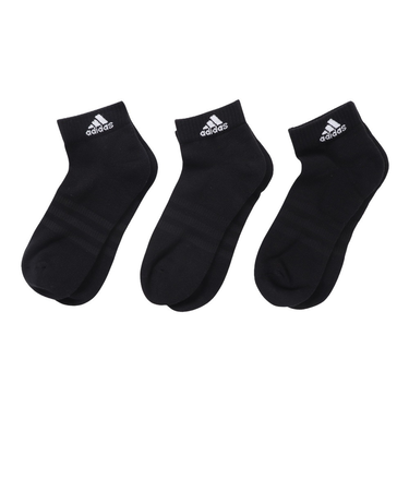 アディダス（adidas）クッション スポーツウェア アンクルソックス3足組 EBB63-IC1277