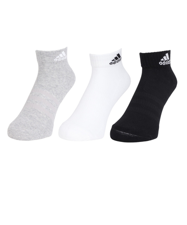 アディダス（adidas）クッション スポーツウェア アンクルソックス3足組 EBB63-IC1281