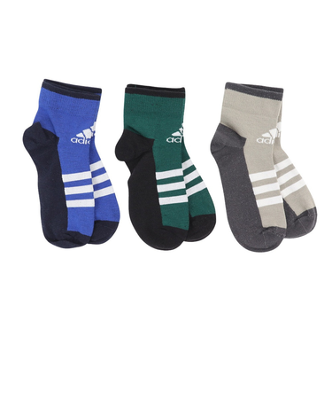 アディダス（adidas）アンクルソックス 3足組 キッズ JMT49-IM5191