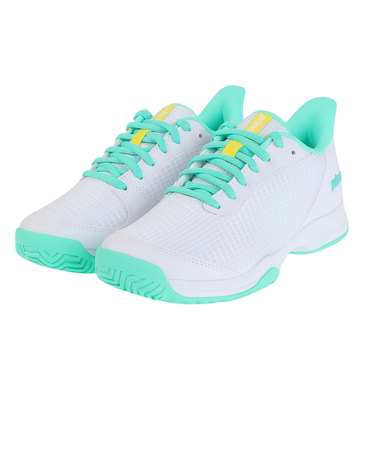 プリンス(PRINCE)オールコート用 テニスシューズ レディース DPS413-374 DPS413  374 WHT/EMG