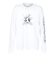 バスケットボールウェア ドライフィット スポーツ 長袖 グラフィック Tシャツ FN5973-100 速乾