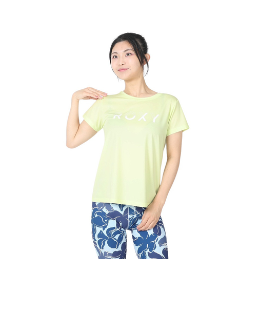 ロキシー（ROXY）半袖Tシャツ ONESELF 24SPRST241537LIM
