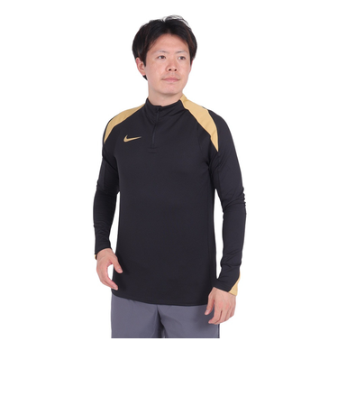 ナイキ（NIKE）サッカーウェア ドライフィット ストライク 1/2 ジップ 長袖ドリルトップ FN2404-011 速乾