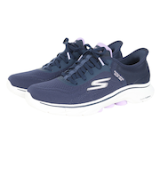スケッチャーズ（SKECHERS）ウォーキングシューズ スリップインズ ゴーウォーク7 バリン ネイビー 125233-NVLV スニーカー ハンズフリー 通…