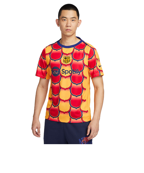ナイキ（NIKE）FCバルセロナ アカデミー プロ SE ドライフィット サッカー プレマッチ トップ FJ5430-740 速乾