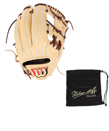 ウイルソン（Wilson）軟式用グラブ 内野手 軟式用 Wilson Staff デュアル 内野手用 87型 11.75 WBW101716