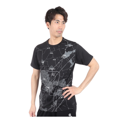 プリンス（PRINCE）テニスウェア Tシャツ MS4010 165 BLK