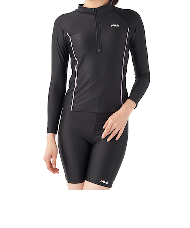 フィラ（FILA）フィットネス水着 レディース 水泳 長袖セパレート 3132845-BPL