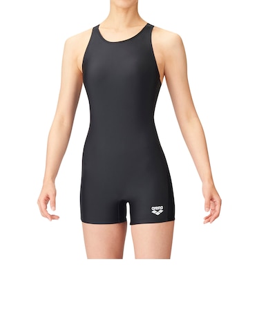 アリーナ（ARENA）フィットネス水着 レディース 水泳 オールインワン 差し込みパッド ARN-202W BLK