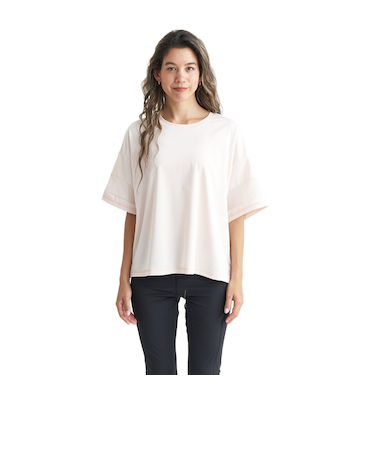 ロキシー(ROXY)半袖Tシャツ SIMPLY CALM 24SPRST241517PNK