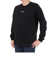 ニューバランス（new balance）吸水速乾 Linear logo 長袖Tシャツ ABT45059BK
