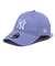 ニューエラ（NEW ERA）キャップ 9TWENTY ニューヨーク・ヤンキース ラベンダー×ホワイト 60546696 大きいサイズ