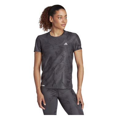 アディダス（adidas）ULTIMATEADIDAS 総柄プリント 半袖Tシャツ IJN48-IN0630