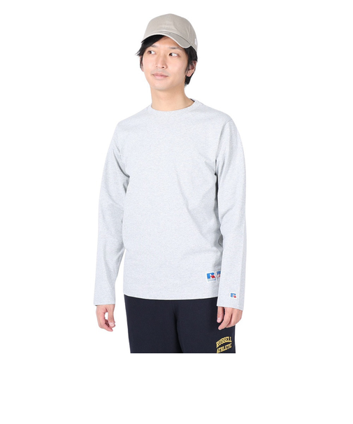 ラッセル（RUSSELL）ProCotton 長袖クルーネックTシャツ RBM24ES0004 MGRY