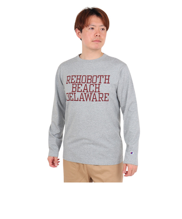 チャンピオン-ヘリテイジ（CHAMPION-HERITAGE）長袖Tシャツ メンズ BA COLLEGE PRINT C3-X413 076