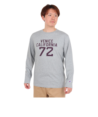 チャンピオン-ヘリテイジ（CHAMPION-HERITAGE）長袖Tシャツ メンズ BA COLLEGE PRINT C3-X414 076