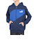 プーマ（PUMA）ジュニア PUMA POWER カラーブロック フルジップフーデッドジャケット 681395 14 NVY