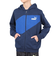 プーマ（PUMA）ジュニア PUMA POWER カラーブロック フルジップフーデッドジャケット 681395 14 NVY