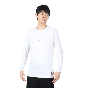 アンダーアーマー（UNDER ARMOUR）野球 アンダーシャツ ヒートギア コンフォート フィッティド ロングスリーブクルーネックシャツ 1384731 1…