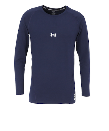アンダーアーマー(UNDER ARMOUR)野球 アンダーシャツ ヒートギア コンフォート フィッティド ロングスリーブクルーネックシャツ 1384731 4…