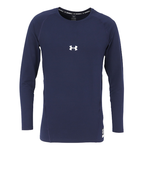 アンダーアーマー(UNDER ARMOUR)野球 アンダーシャツ ヒートギア コンフォート フィッティド ロングスリーブクルーネックシャツ 1384731 4…