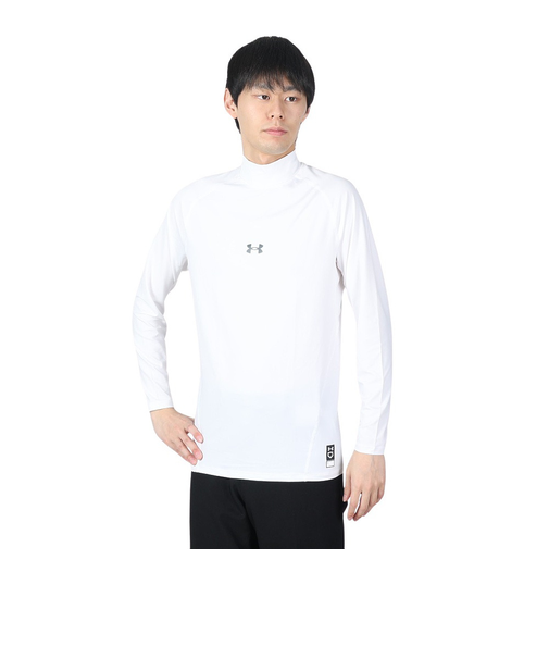 アンダーアーマー(UNDER ARMOUR)野球 アンダーシャツ ヒートギア ロングスリーブ モックシャツ 1385291 100 速乾