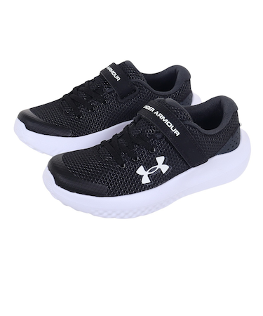 アンダーアーマー（UNDER ARMOUR）ジュニアスポーツシューズ ベルクロ ベルト付き スニーカー BPS Surge 4 AC 3027104 001