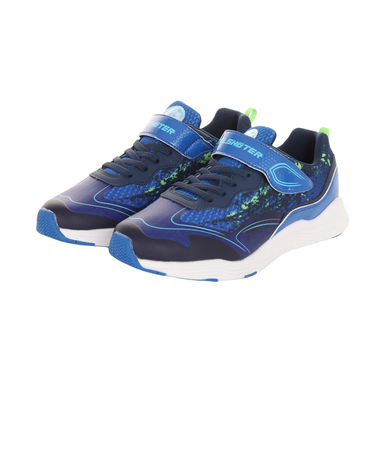 ムーンスター(MoonStar)ジュニアスポーツシューズ ベルクロ ベルト付き スニーカー SK 0040 タイダルウェイブ 12297735