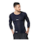 アンダーアーマー（UNDER ARMOUR）野球 アンダーシャツ ヒートギアアーマー コンプレッション 3/4 クルーシャツ 1378235 410 速乾