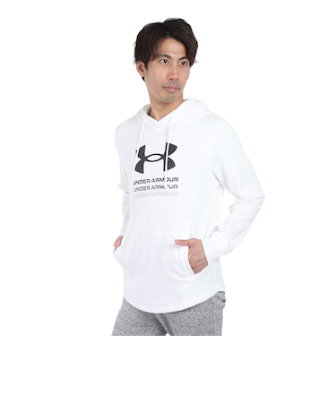 アンダーアーマー（UNDER ARMOUR）ライバルテリー グラフィック フーディー 1386047 100