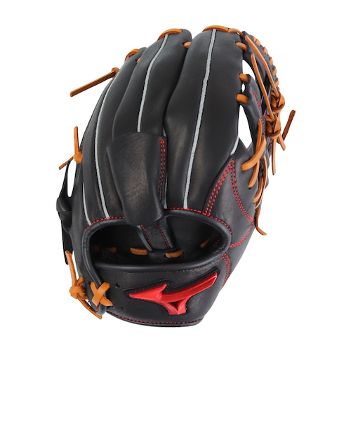 Mizuno Jr. 1 野球用グローブ 赤黒 Mizuno Jr. 1 野球用グローブ 赤黒 Mizuno Jr. 1 野球用グローブ 赤黒