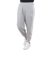 アディダス（adidas）エッセンシャルズ プラス スリーストライプス フレンチテリーテーパードパンツ KVF84-JF1418