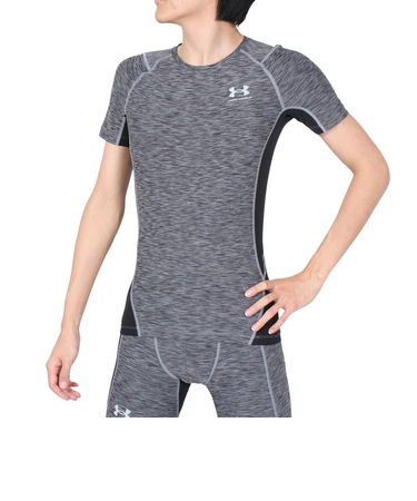 アンダーアーマー（UNDER ARMOUR）ヒートギアアーマー コンプレッション ノベルティ ショートスリーブ シャツ 1384789 035