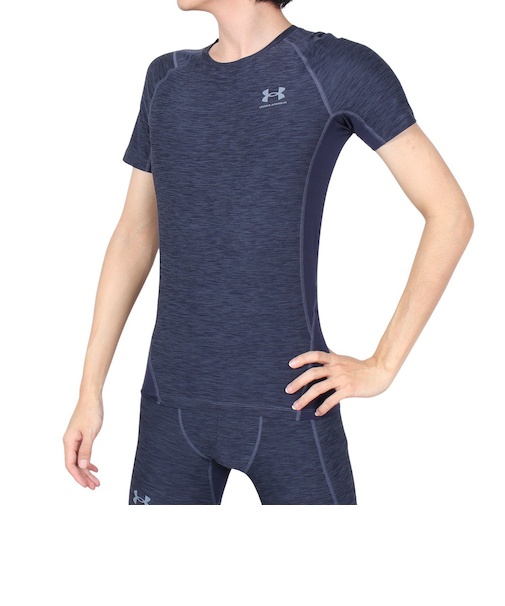 アンダーアーマー(UNDER ARMOUR)ヒートギアアーマー コンプレッション ノベルティ ショートスリーブ シャツ 1384789 044