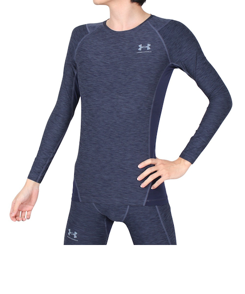アンダーアーマー(UNDER ARMOUR)ヒートギアアーマー コンプレッション ノベルティ ロングスリーブシャツ 1384790 044