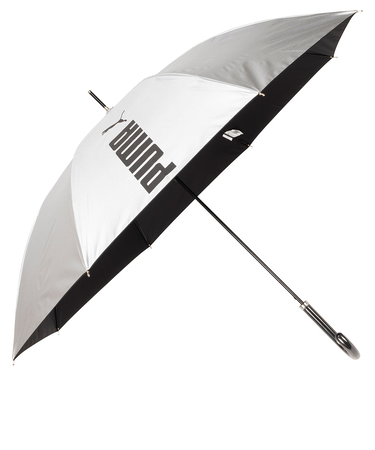 プーマ（PUMA）晴雨兼用 無地 60cm ジャンプ傘 PBP57JP60 SV 長傘 シルバー