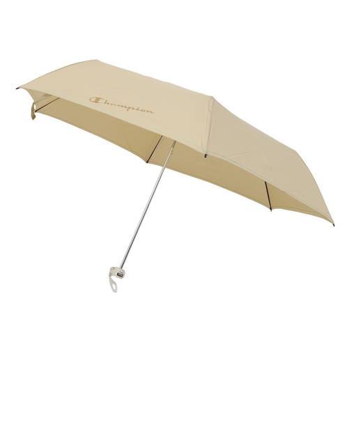 チャンピオン（CHAMPION）雨傘 折りたたみ傘 くすみ無地 55cm 耐風 CHL71MN55 BE ベージュ 耐風傘 淡い色 シンプル ミニ折傘 手開き…