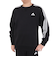 アディダス（adidas）キッズ エッセンシャルズ プラス ルーズフィット スリーストライプス フレンチテリー スウェットシャツ KWF33-JE1713