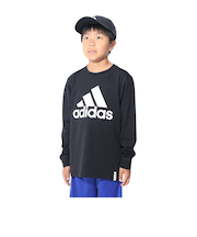 アディダス（adidas）キッズ エッセンシャルズ プラス ビッグロゴ 長袖Tシャツ KWF34-JE1720